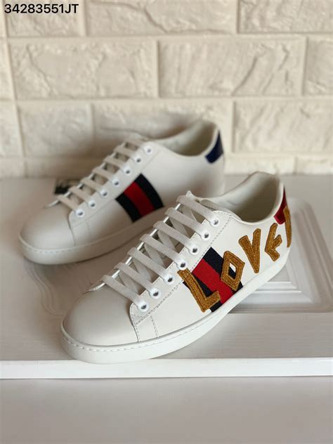 gucci loved shoes|embroidered shoes gucci.